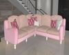PINK SECTIONAL COUCH