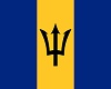 Barbados Flag W/Trigger