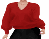 Red  sweater