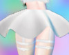 RH| White Lyrble Skirt