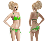 Boho Bikini Green