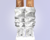 white leg warmers