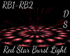 Red Star Burst Light