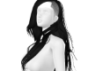 Gothic Rihanna Noir PVC