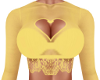 Hart Yellow Lace Top