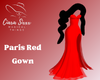 Paris Red Gown