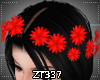 Zt-Hair Red Flower