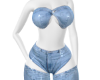 denim  set gucc