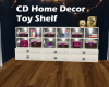 CD Home Decor Toy Shelf
