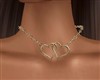 GOLD Heart Choker