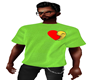 Green Heart/Wing Shirt