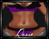 Purple Ruffle Bikini
