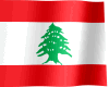 LEBANON FLAG ANIMATED