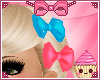 ! Pink Blue Neon Bows 