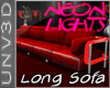 ~M Neon Light Red Couch