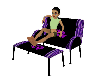 LoveSeat Purple Couch