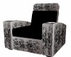 Grey and Black recliner