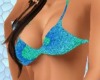 Turquoise Bikini Top