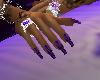 danty long purple nails