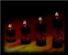 Red Leo Candles