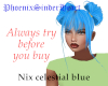 Nix celestial blue