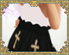 ☽ cross skirt