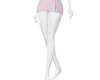 Lilac knit mini skirt