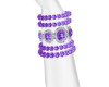 Lilac Big Bling Bracelet