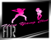Yin Yang Club Sign Pink