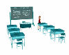 Class Room in Teal