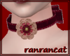 +choker knit flower R