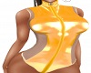 Shiny Yellow Bodysuit