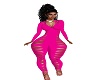 ESS-Pink Sexy Bodysuit