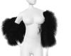 black fur coat