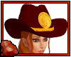 *C CowGirl Hat Red