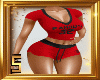 RED SPORT SHORT SET SS