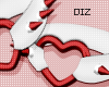 !!D Knee Spikes Red