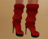 Red Leg Warmer Boots (F)