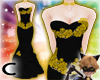 (C) Black&Yellow Gown