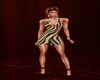 Yellow N Blk  Dress