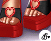 B♥ Valentine Heels Blk
