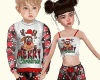 Kids Xmas Pjs Female