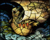 =Stained Glass Longboat=
