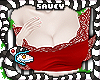 Busty Lace Top Red