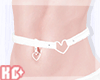 Ko ll Belt Heart White