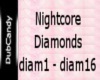 DC Nightcore - Diamonds