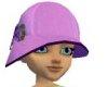 lavender cloche hat