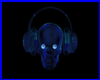 DJ Light Skull Blue