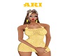 yellow crochet dress