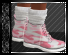 Pink Camo Hiker Boots
